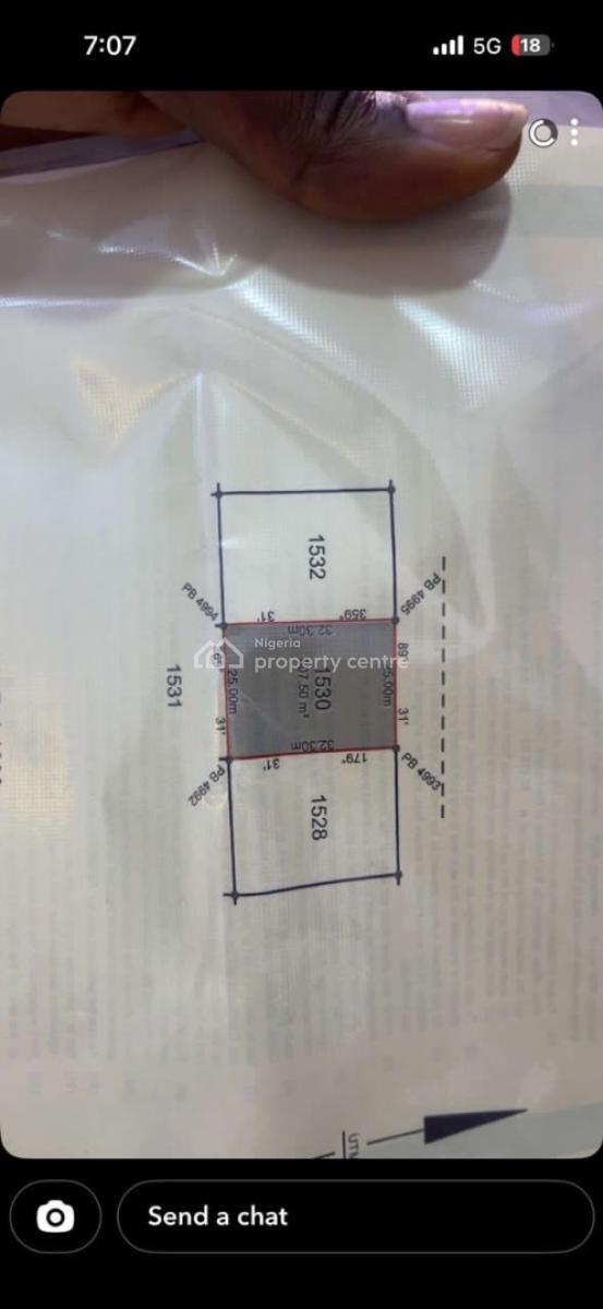 Well-located Residential Plot Measuring 807.50sqm with C of O, Guzape District, Abuja, Residential Land for Sale