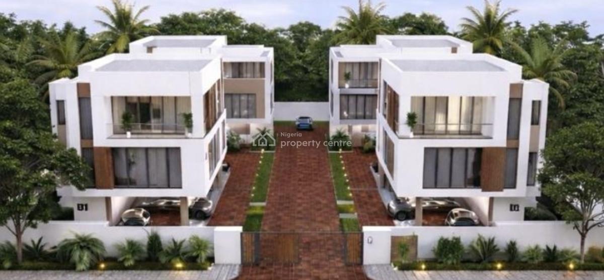 4 Bedroom Semi Detached Duplex with 2 Room Bq Flexible Payment Offplan, Parkview, Ikoyi, Lagos, Semi-detached Duplex for Sale