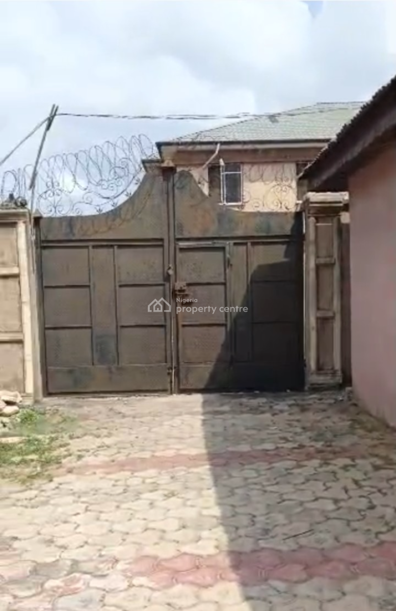 Six Bedroom Duplex + 4 Units of a - Room Self Contained, Iba, Ojo, Lagos, House for Sale