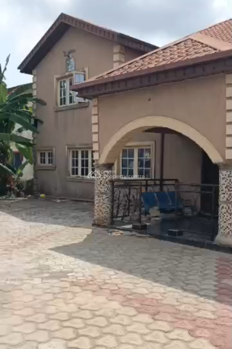 Six Bedroom Duplex + 4 Units of a - Room Self Contained, Iba, Ojo, Lagos, House for Sale