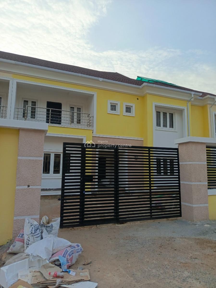 Brand New 4 Bedroom Semi Detached Duplex with 2 Rooms Bq, Guzape District, Abuja, House for Rent
