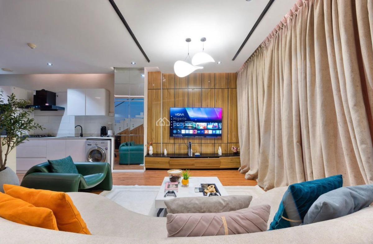 Luxury 2 Bedroom Maisonette with Gym and Ps5, Lekki Phase 1, Lekki, Lagos, Terraced Duplex Short Let