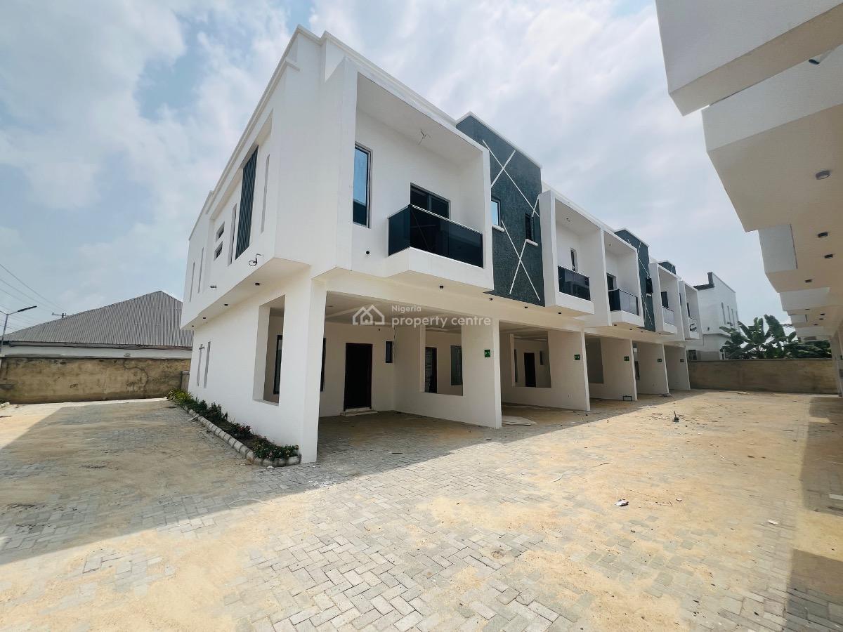 Newly Built 4 Bedroom Terrace Duplex with 3.5kva Inverter Installed, Lekki Scheme 2, Ajah, Lagos, Terraced Duplex for Sale