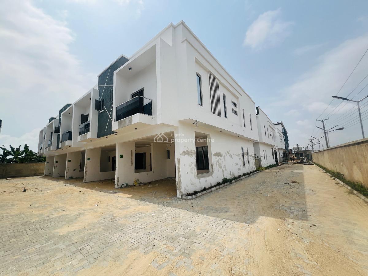 Newly Built 4 Bedroom Terrace Duplex with 3.5kva Inverter Installed, Lekki Scheme 2, Ajah, Lagos, Terraced Duplex for Sale