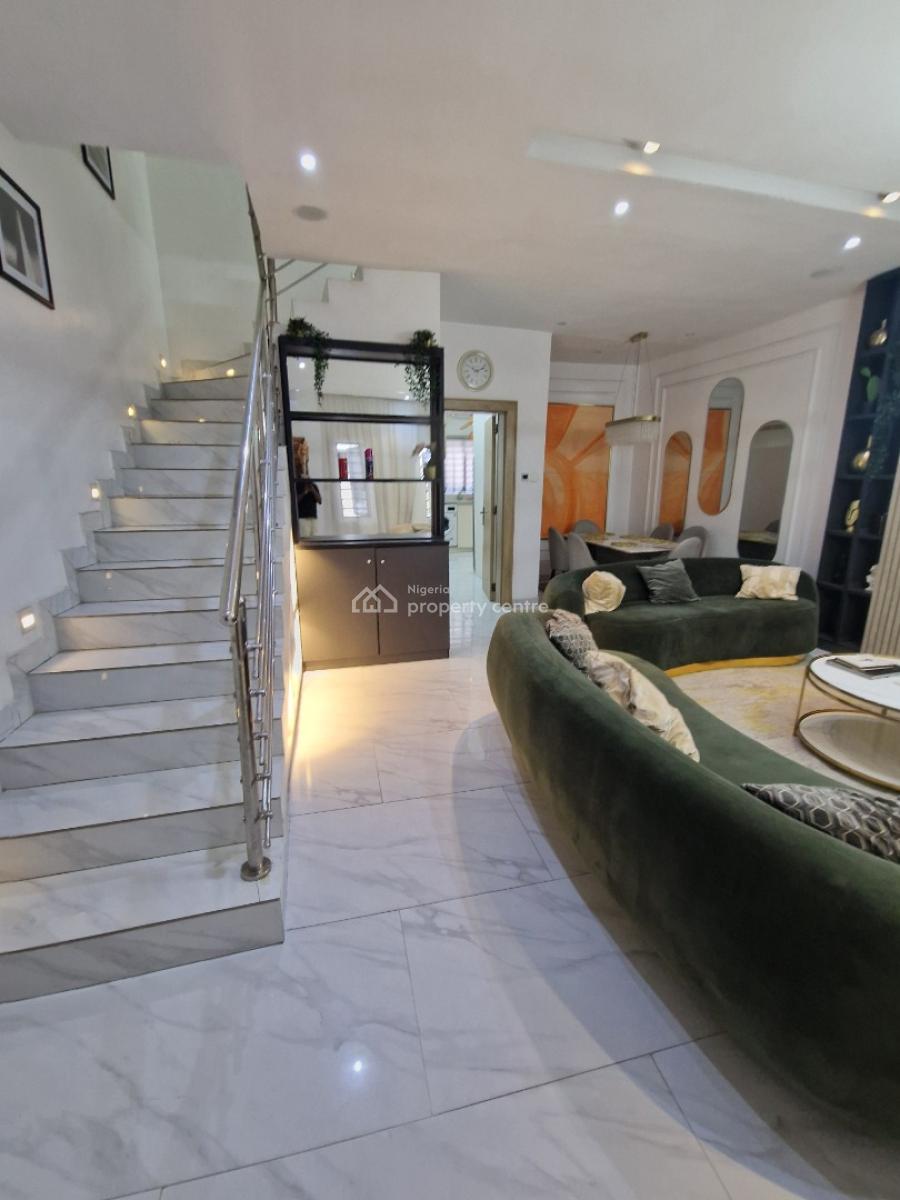 4 Bedroom Fully Furnished House with Bq, Ikate, Lekki, Lagos, Semi-detached Duplex for Rent