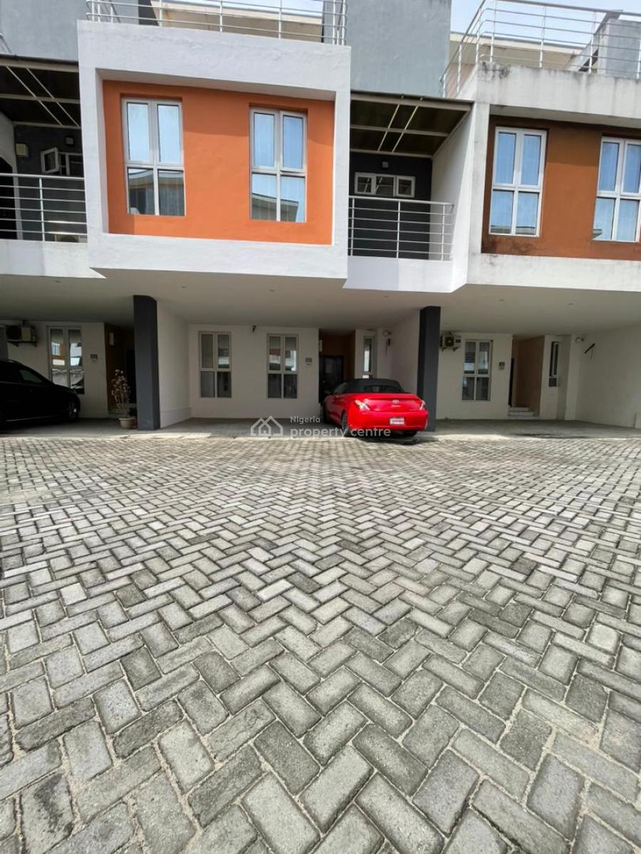 4 Bedroom Terrace Duplex, By Hope University New Road, Chevron, Lekki, Lagos, Terraced Duplex for Rent