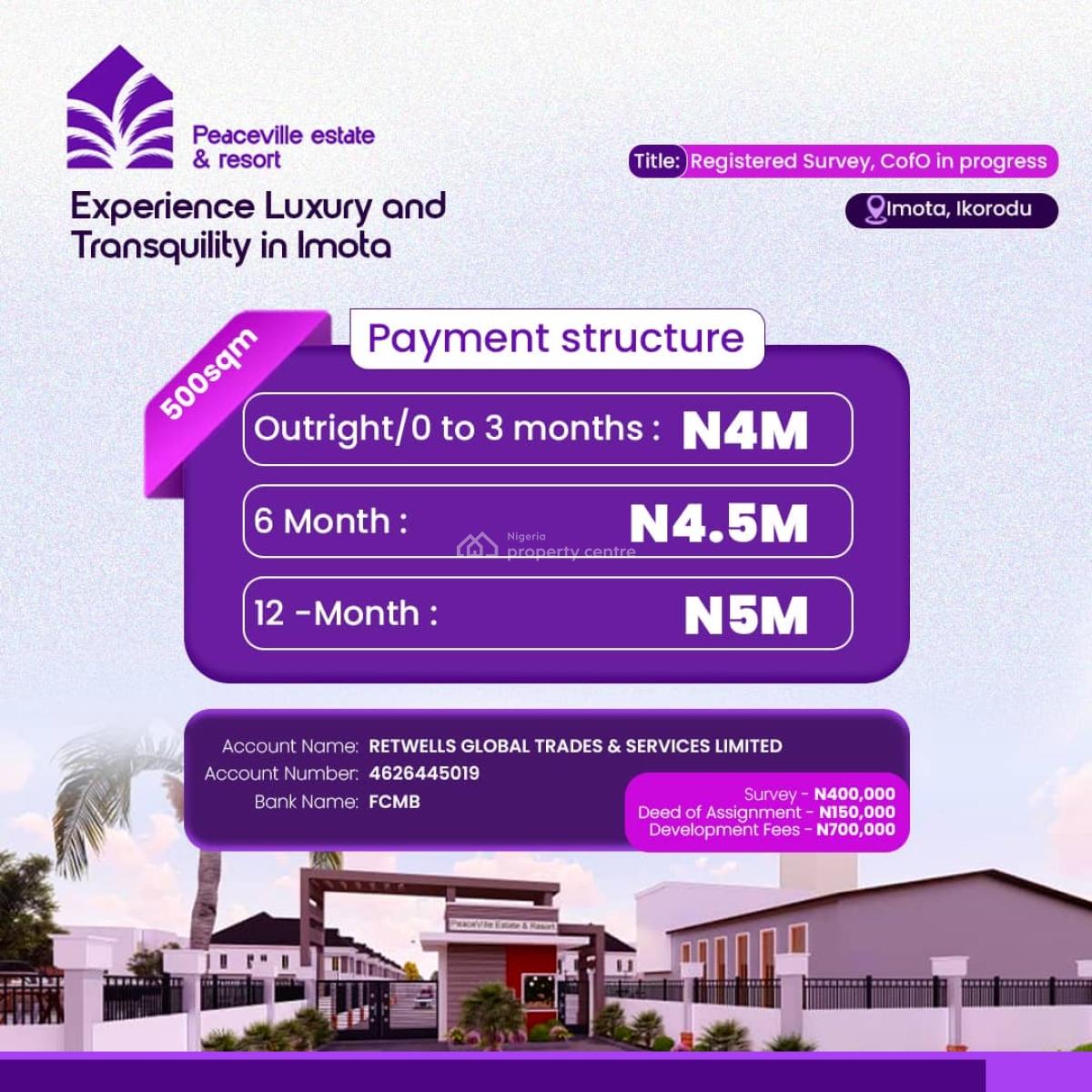 Buy and Build Land with Registered Survey, C of O in Progress, Imota, Ikorodu, Lagos, Mixed-use Land for Sale