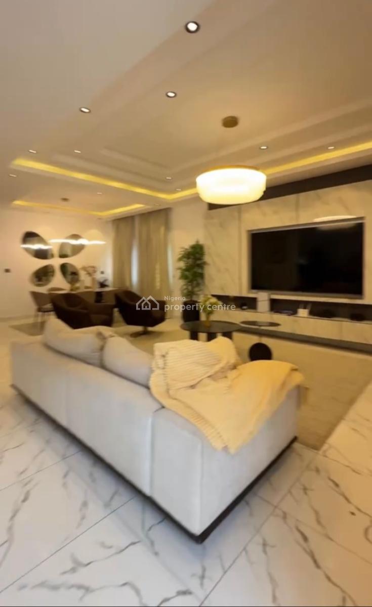 Fully Furnished 4-bedroom Terrace Duplex (with Bq) @ Katampe Ext, Tarred Road, Katampe Extension, Katampe, Abuja, Terraced Duplex for Sale