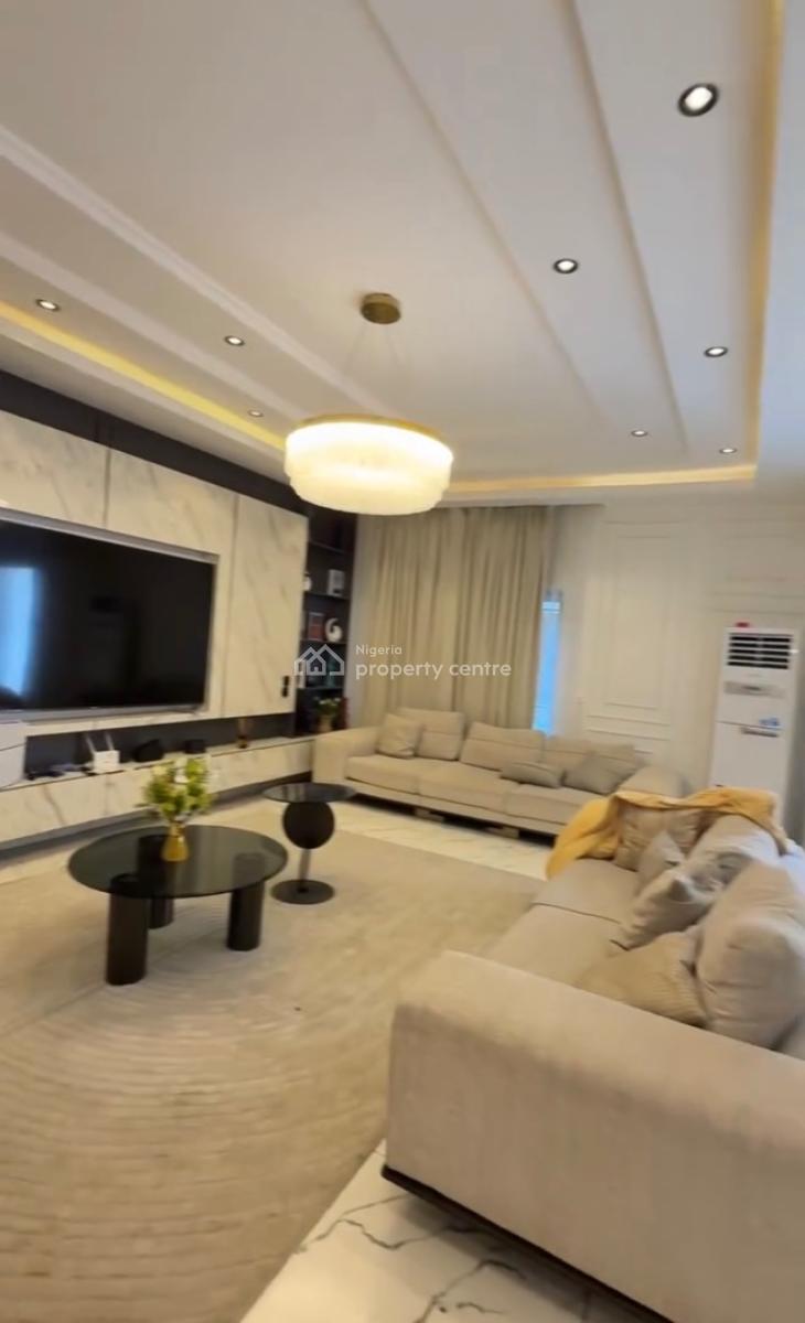 Fully Furnished 4-bedroom Terrace Duplex (with Bq) @ Katampe Ext, Tarred Road, Katampe Extension, Katampe, Abuja, Terraced Duplex for Sale