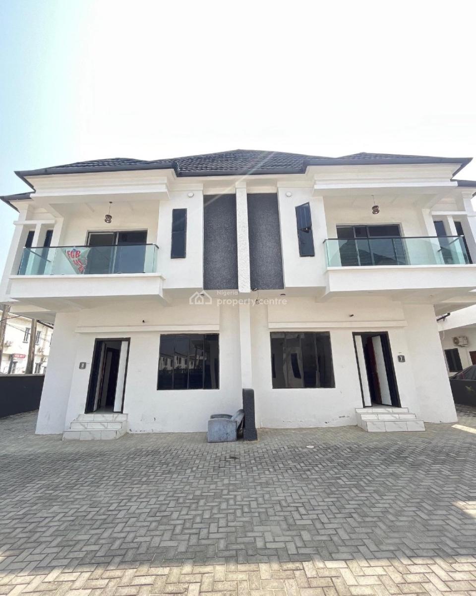 Lovely 4 Bedroom Semi Detached Duplex with Bq, Ikota, Ikota, Lekki, Lagos, Semi-detached Duplex for Sale