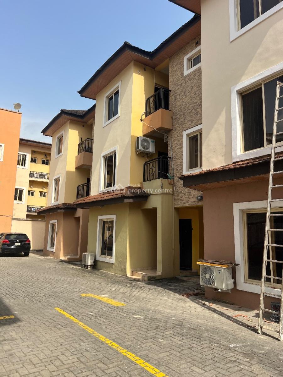 Premium 4bedroom Terrace Duplex with Bq and Swimming Pool., Lekki Phase 1, Lekki, Lagos, Terraced Duplex for Rent