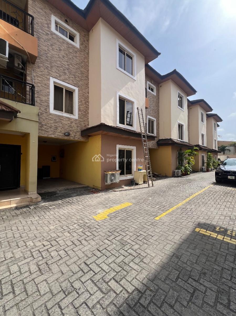 Premium 4bedroom Terrace Duplex with Bq and Swimming Pool., Lekki Phase 1, Lekki, Lagos, Terraced Duplex for Rent