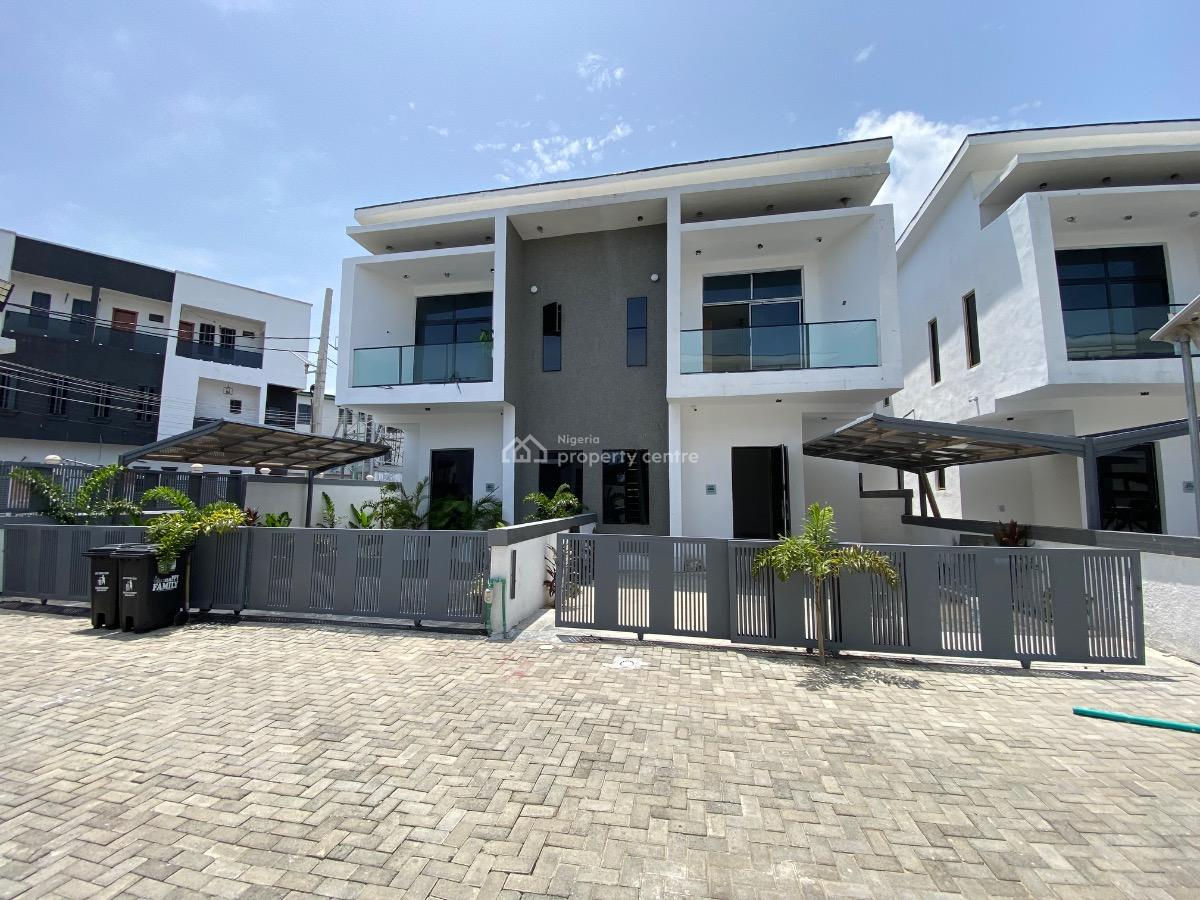 Newly Built 4 Bedroom Semi Detached Duplex in a Serene Estate, Orchid Road, Lekki, Lagos, Semi-detached Duplex for Sale
