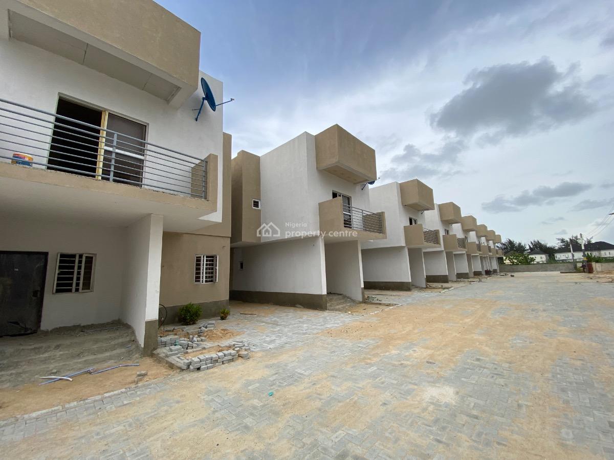 Exquisite 4 Bedroom Terraced Duplex (carcass), Orchid Road, Lekki, Lagos, Terraced Duplex for Sale