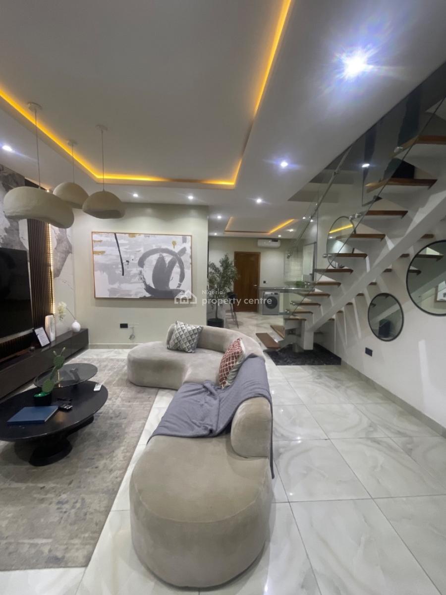 Fully Furnished Luxury 2 Bedroom Apartment with Communal Swimming Pool, Off Freedom Way, Lekki Phase 1, Lekki, Lagos, Block of Flats for Sale