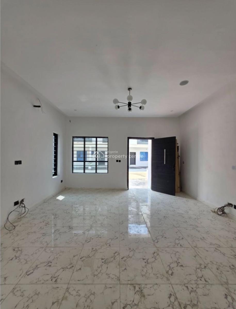 Luxury Finished 4 Bedroom Terraced Duplex + Bq in a Communal, Atlantic Layout, Ajah, Lagos, Terraced Duplex for Sale