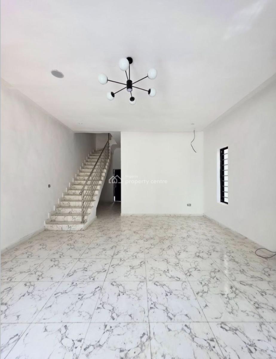Luxury Finished 4 Bedroom Terraced Duplex + Bq in a Communal, Atlantic Layout, Ajah, Lagos, Terraced Duplex for Sale