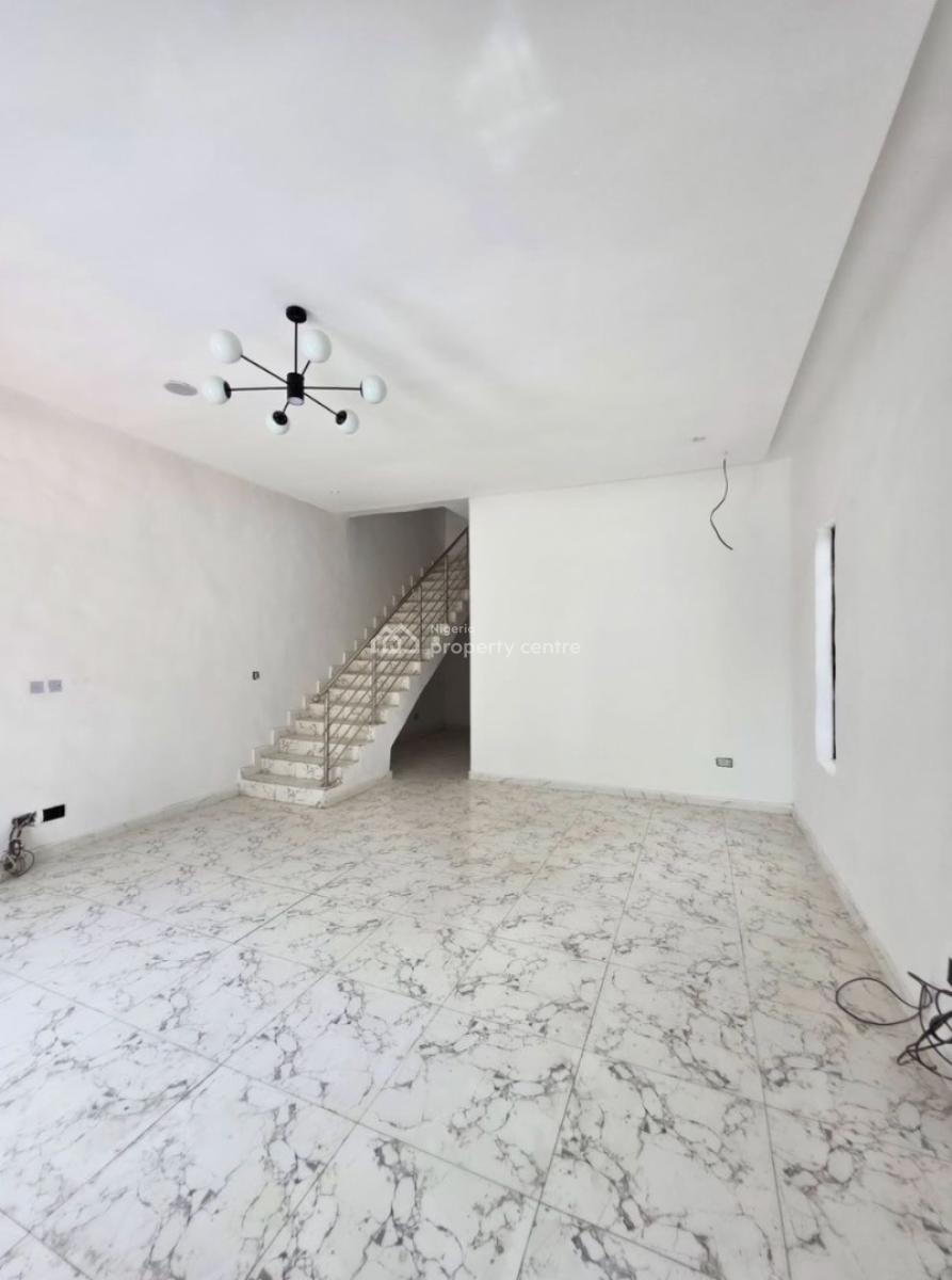 Luxury Finished 4 Bedroom Terraced Duplex + Bq in a Communal, Atlantic Layout, Ajah, Lagos, Terraced Duplex for Sale