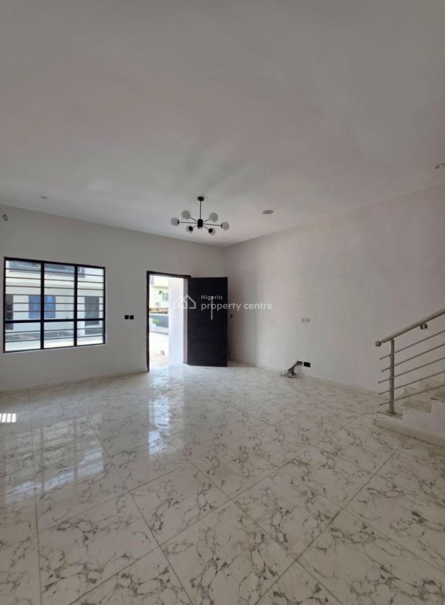 Luxury Finished 4 Bedroom Terraced Duplex + Bq in a Communal, Atlantic Layout, Ajah, Lagos, Terraced Duplex for Sale