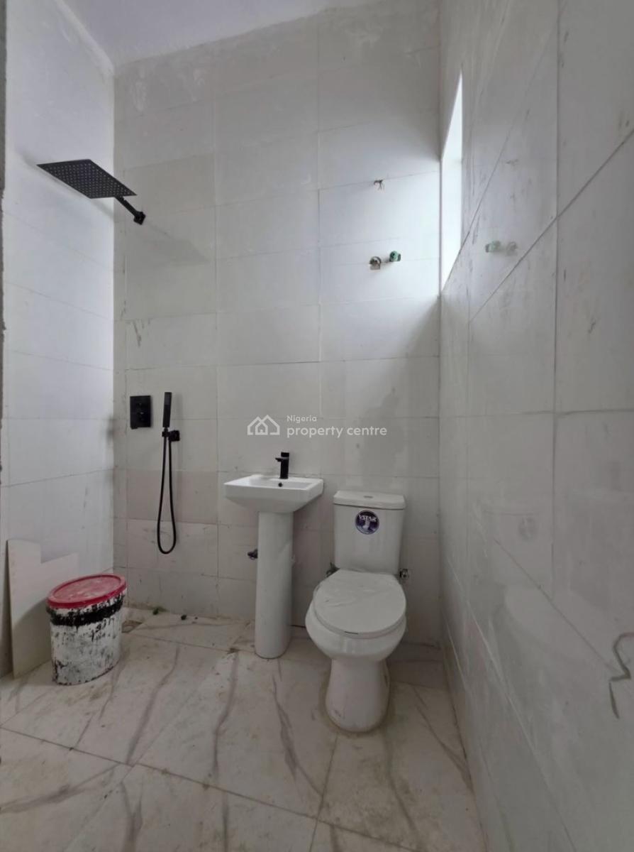 Luxury Finished 4 Bedroom Terraced Duplex + Bq in a Communal, Atlantic Layout, Ajah, Lagos, Terraced Duplex for Sale