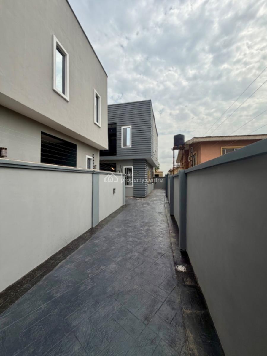 Newlyl Built 4 Bedrooms Fully Detached Duplex with Bq, Gra Phase 1, Magodo, Lagos, Detached Duplex for Sale