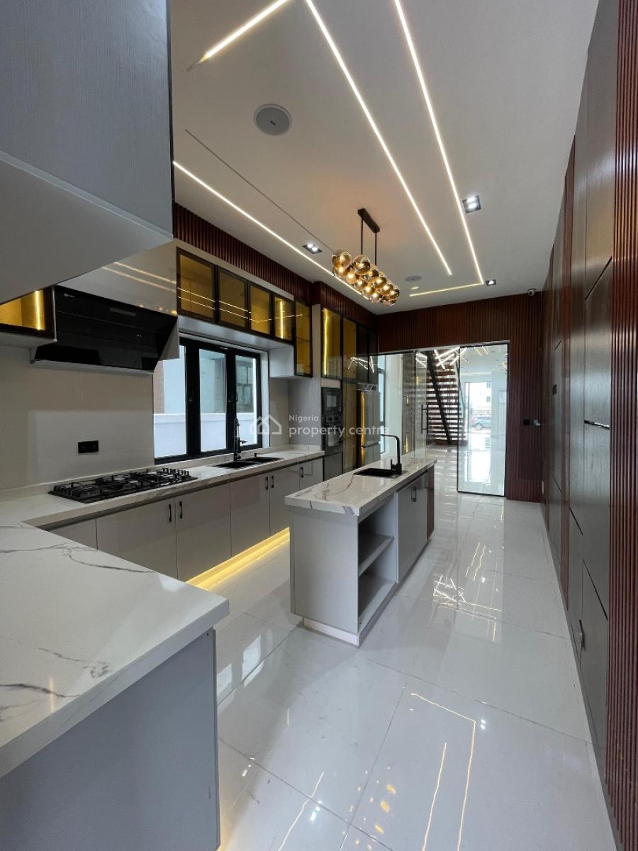 Outstanding Luxury Spacious 5 Bedroom Fully Detached Duplex + Bq +pool, Ikota, Lekki, Lagos, Detached Duplex for Sale
