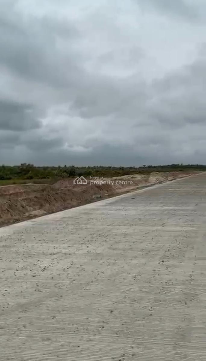 600,000 Sqm (60 Hectares) 2 Halves of 300,000 Land, Km 27 Coastal Road ,via Km 28 (abijo), Lekki, Lagos, Industrial Land for Sale