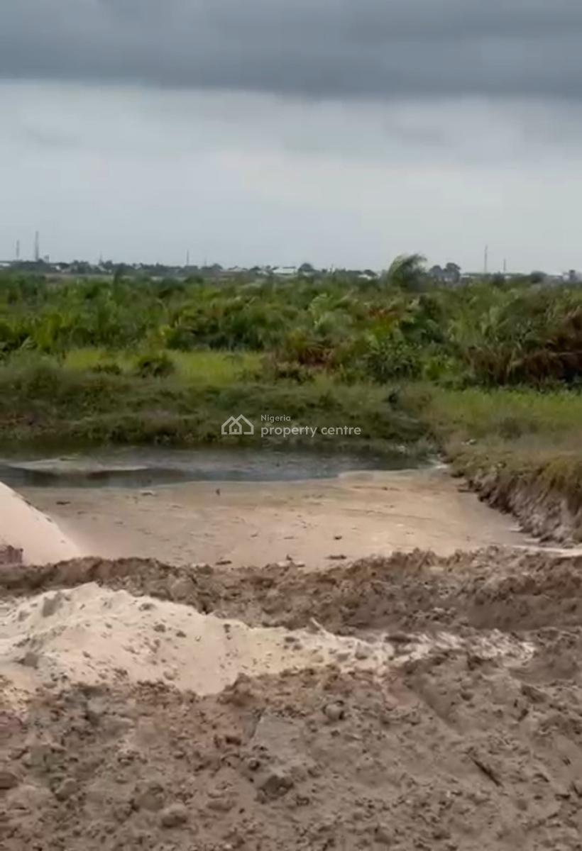 600,000 Sqm (60 Hectares) 2 Halves of 300,000 Land, Km 27 Coastal Road ,via Km 28 (abijo), Lekki, Lagos, Industrial Land for Sale