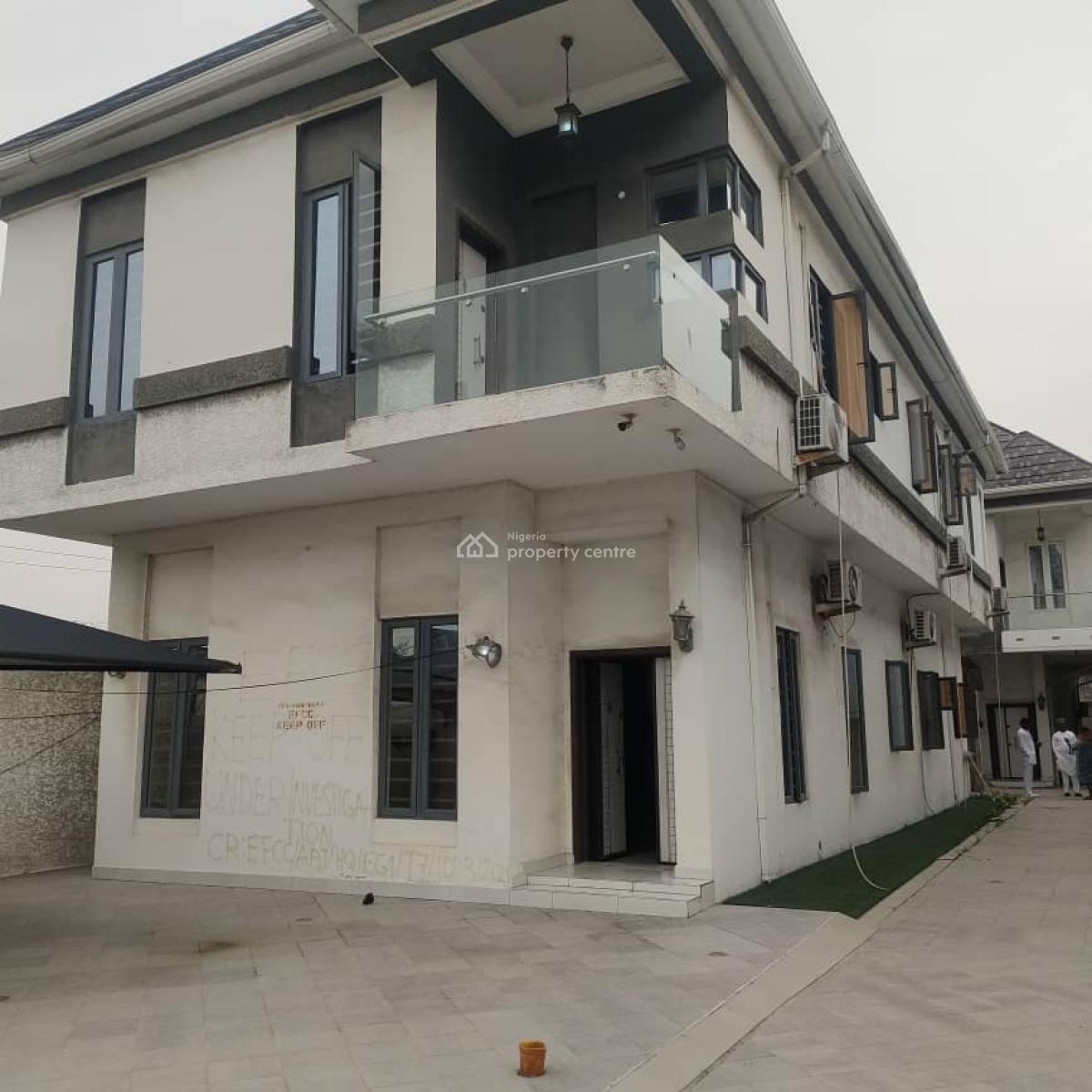 a 5 Bedroom Semi-detached Duplex Plus 1 Room Bq, Chevy View Estate, Lekki, Lagos, Semi-detached Duplex for Sale