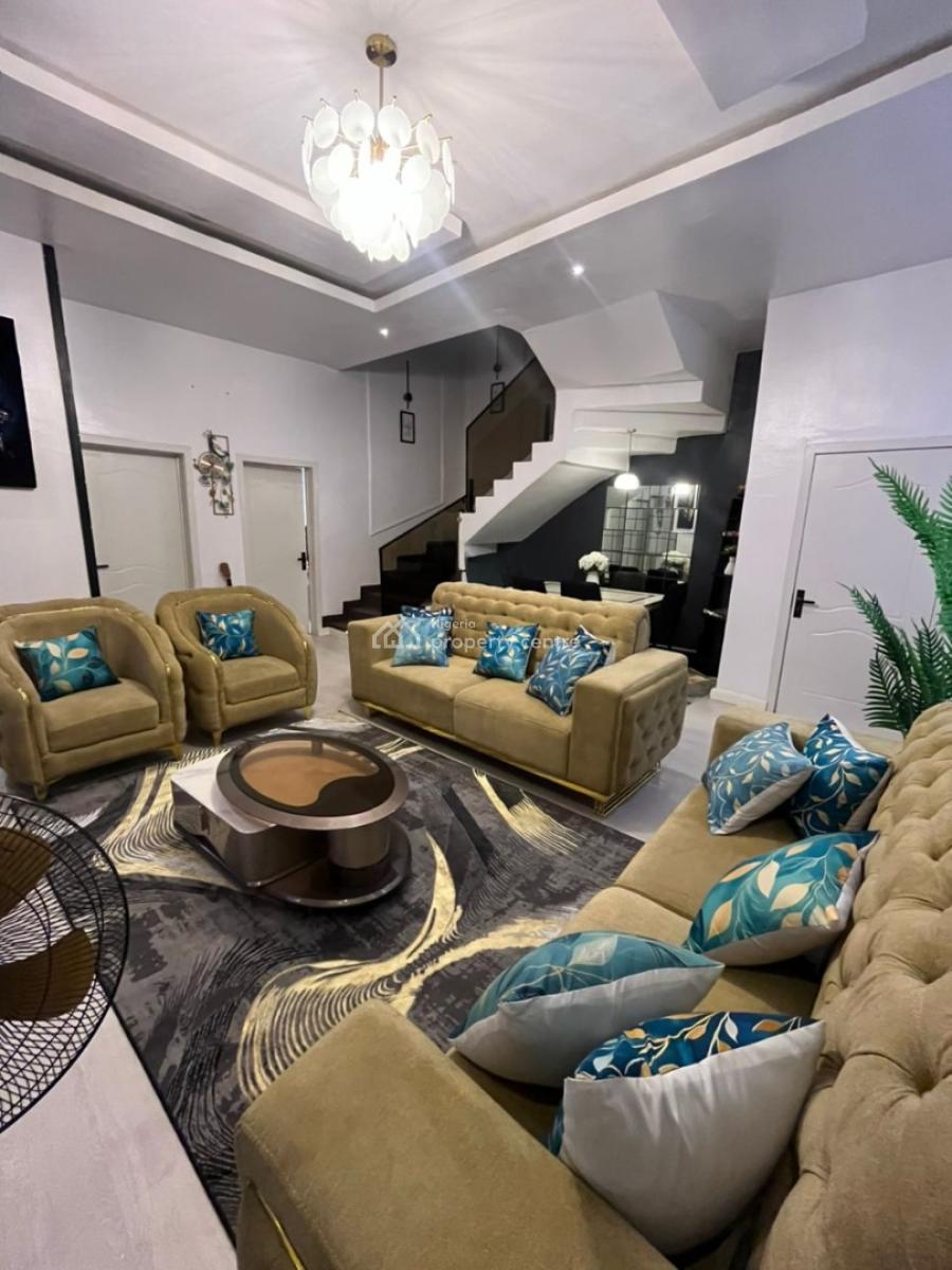 4 Bedrooms Furnished Terraced Duplex, Ikota, Ajah, Lagos, Terraced Duplex for Rent