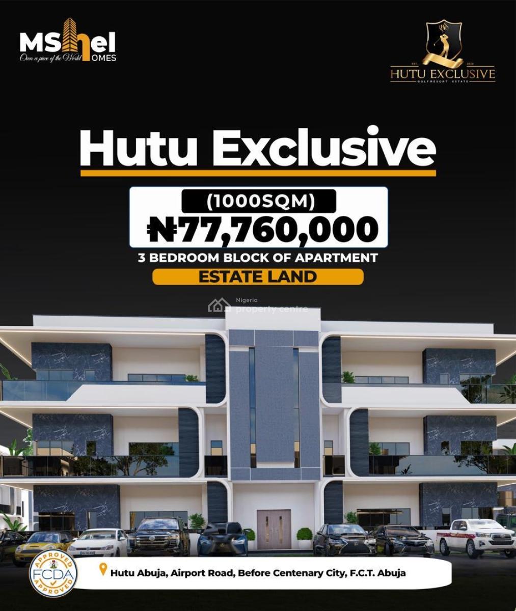 Exclusive Luxury Right of Occupancy Land with Premium Facilities, Airport Road, Before Centenary City, Lugbe District, Abuja, Mixed-use Land for Sale