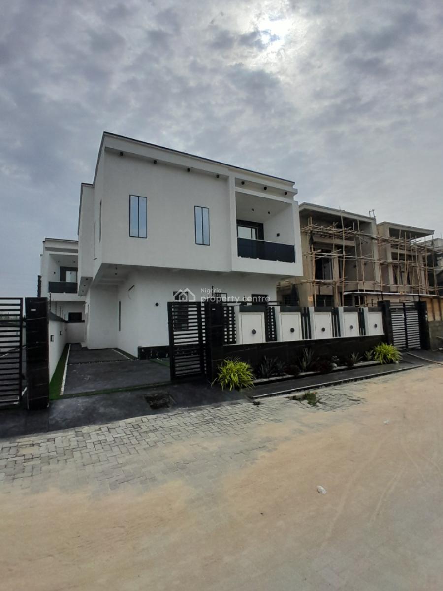 Beautiful 5 Bedroom Fully Detached Duplex with Bq, Lekki Palm City, Lekki, Lagos, Detached Duplex for Sale