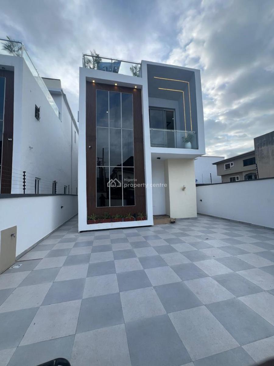 a Newly Built, Luxury 5 Bedroom Fully Detached Duplex, with 2 Room Bq,, Chevron, Lekki, Lagos, Detached Duplex for Sale