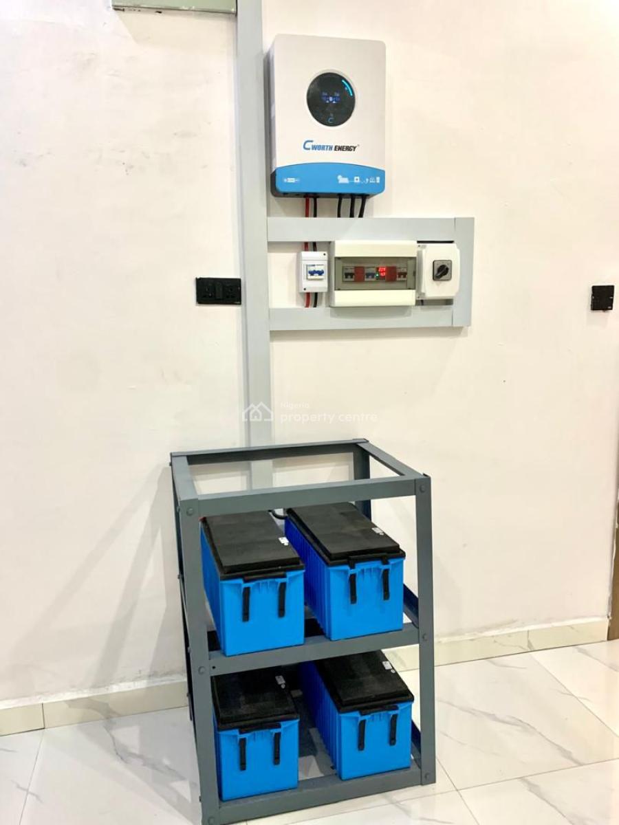 Fully Furnished 4 Bedroom Terraced + Solar, Ajah, Lagos, Terraced Duplex for Rent