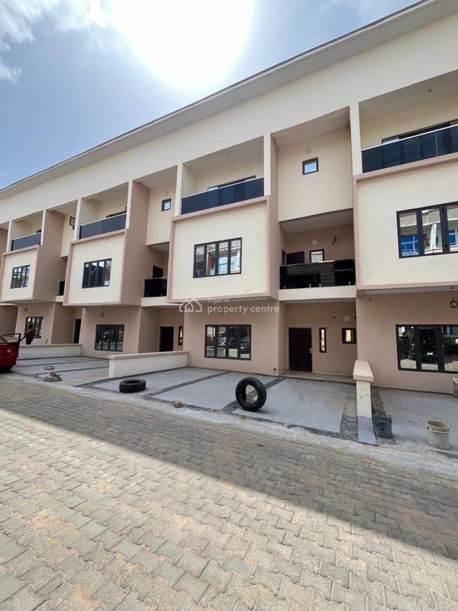 4 Bedroom Terrace with Bq, Wuye, Abuja, Terraced Duplex for Sale