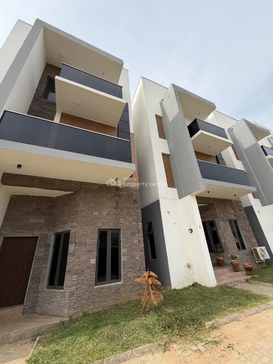 Brand New 4 Bedroom Terraced Duplex & Bq, By Stella Maris, Life Camp, Abuja, Terraced Duplex for Sale