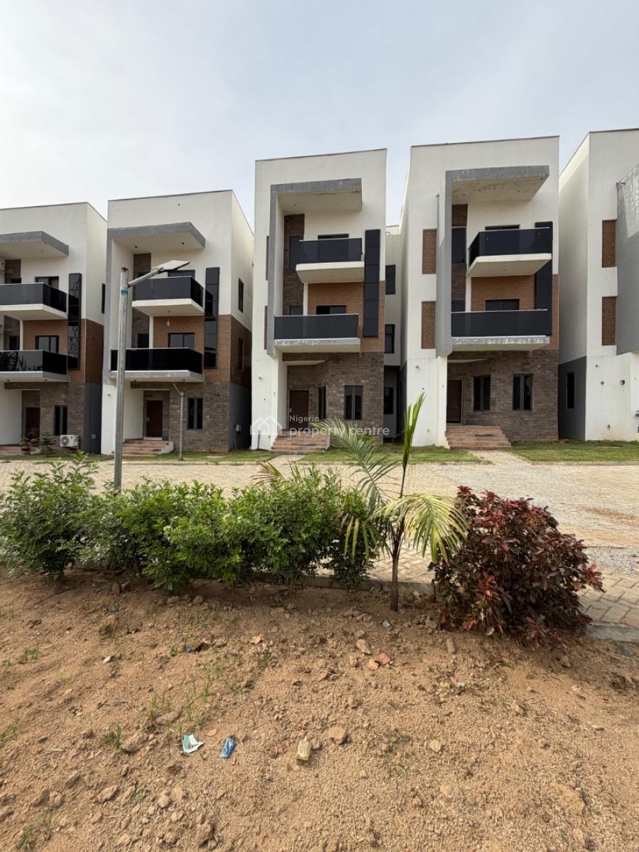 Brand New 4 Bedroom Terraced Duplex & Bq, By Stella Maris, Life Camp, Abuja, Terraced Duplex for Sale