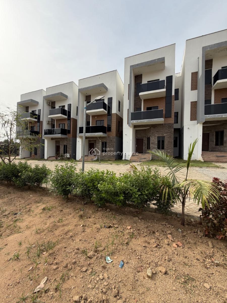 Brand New 4 Bedroom Terraced Duplex & Bq, By Stella Maris, Life Camp, Abuja, Terraced Duplex for Sale