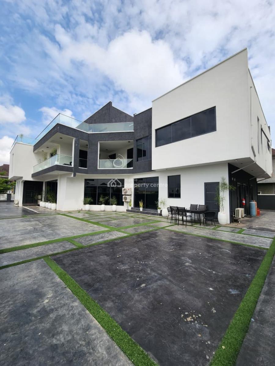 7 Bedroom Fully Detached on 1000sqm Land Size Brand New, Pinnock Beach Estate, Osapa, Lekki, Lagos, Detached Duplex for Sale