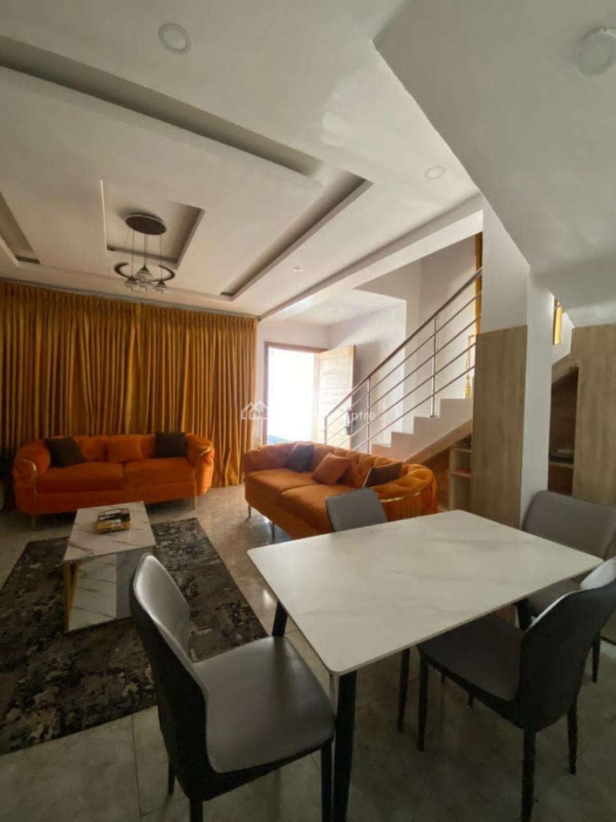 Opulent Fully Furnished 2 Bedroom Terrace Duplex in a Secure Estate, Ikate, Lekki, Lagos, Terraced Duplex for Rent