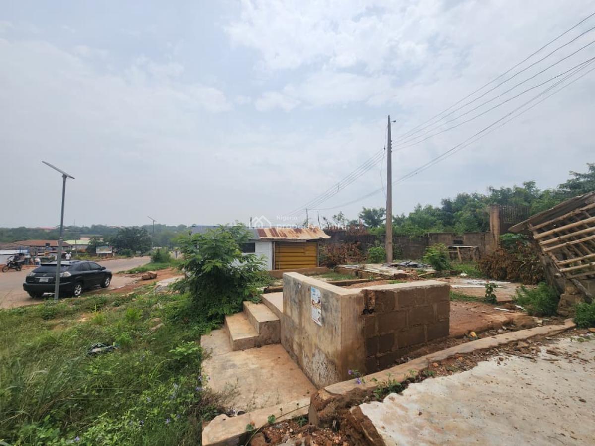 Fenced and Gated Commercial Land (2 Plots), Along Mapoly, Ojere Road, Abeokuta South, Ogun, Commercial Land for Sale