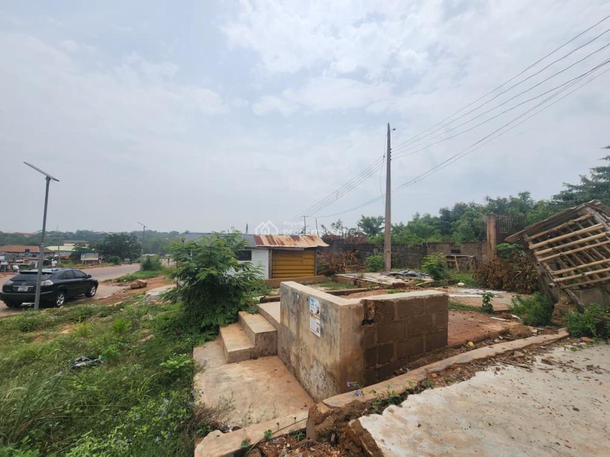 Fenced and Gated Commercial Land (2 Plots), Along Mapoly, Ojere Road, Abeokuta South, Ogun, Commercial Land for Sale