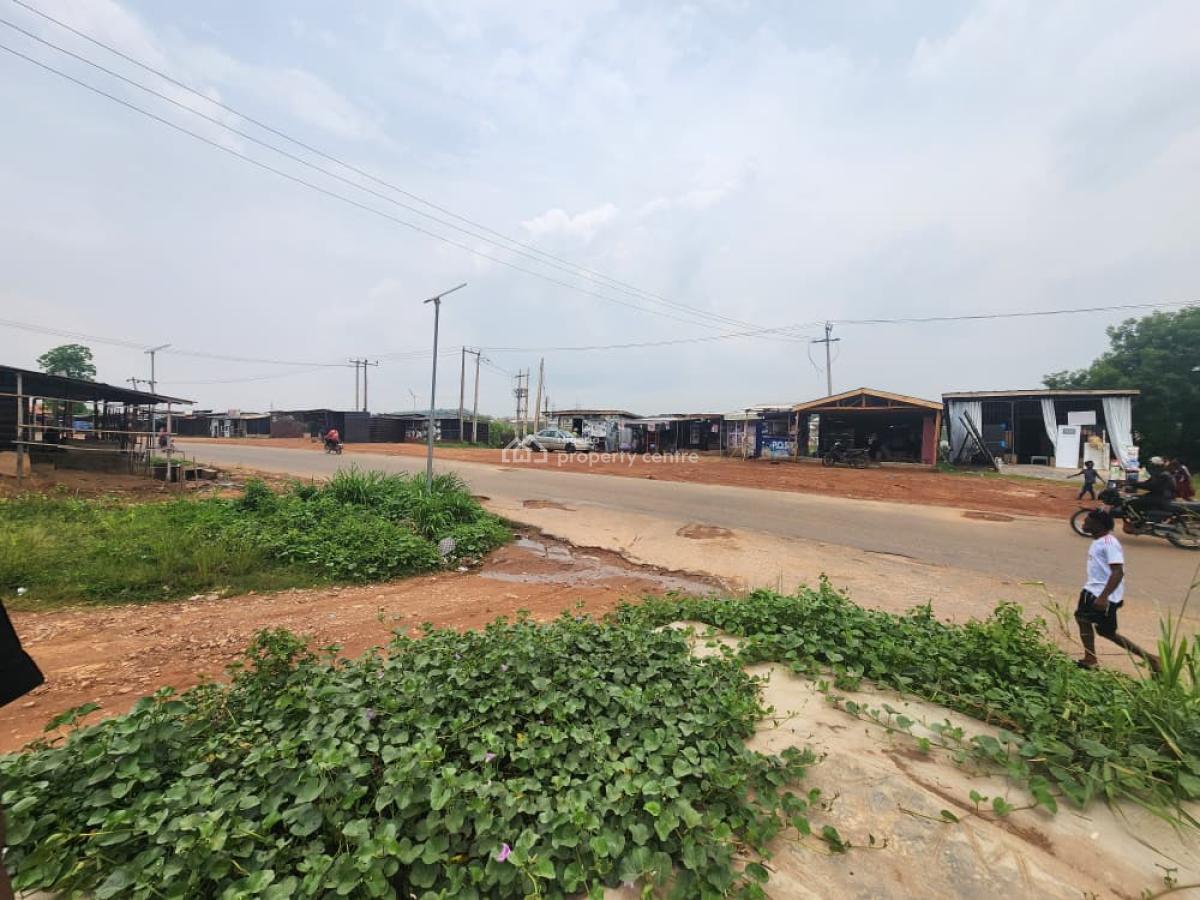Fenced and Gated Commercial Land (2 Plots), Along Mapoly, Ojere Road, Abeokuta South, Ogun, Commercial Land for Sale