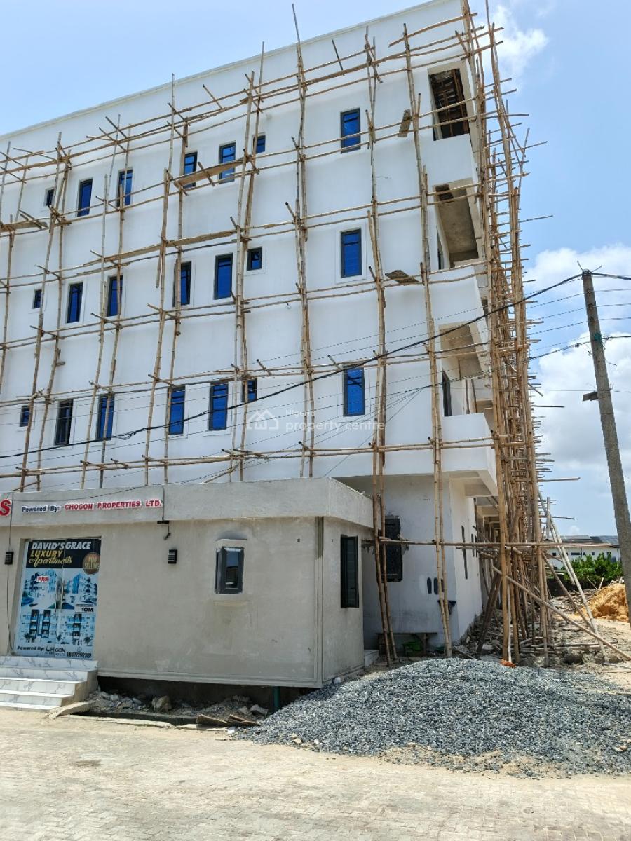 Affordable 3 Bedroom Apartment with Solar, Swim Pool, Military Zone of Atlantic Nominee Estate By General Paint Bustop, Ajah, Ajah, Lagos, Block of Flats for Sale