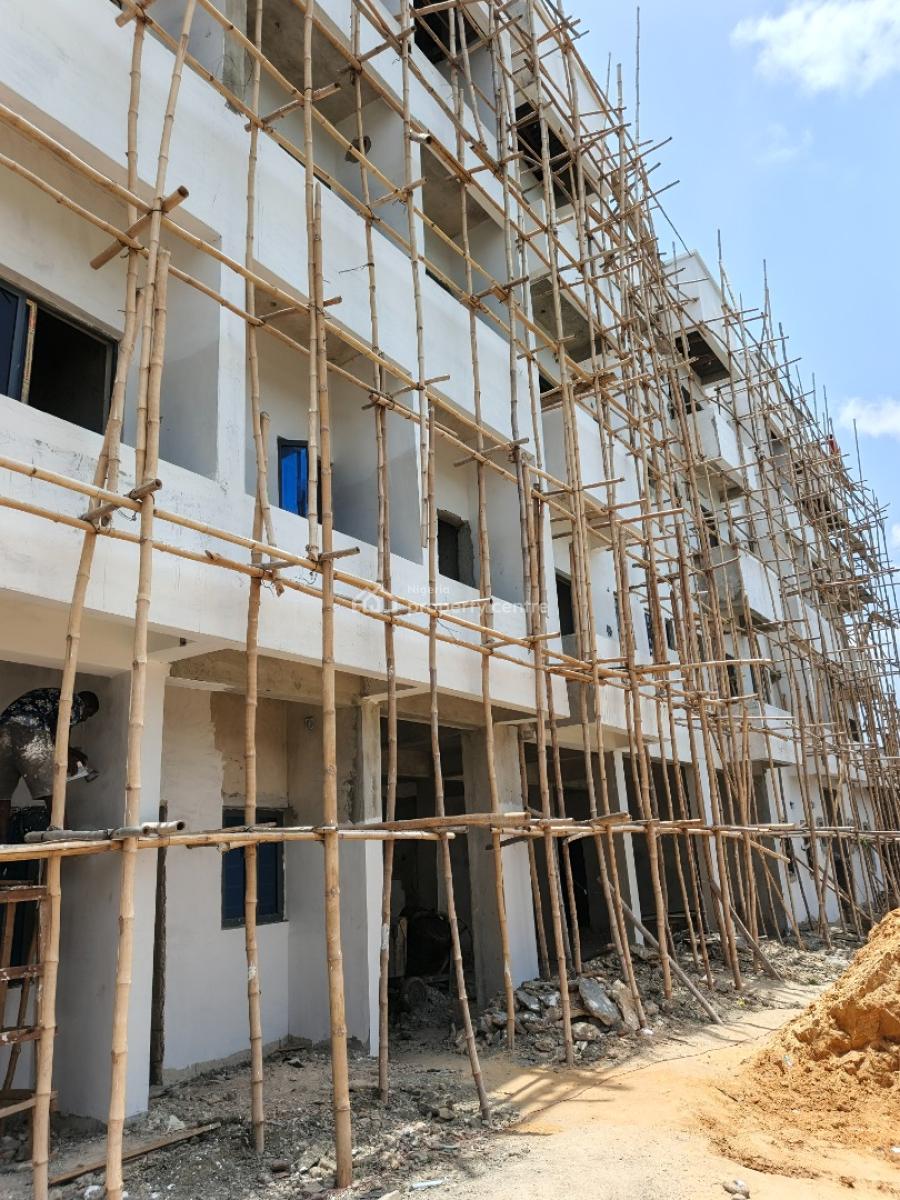 Affordable 3 Bedroom Apartment with Solar, Swim Pool, Military Zone of Atlantic Nominee Estate By General Paint Bustop, Ajah, Ajah, Lagos, Block of Flats for Sale