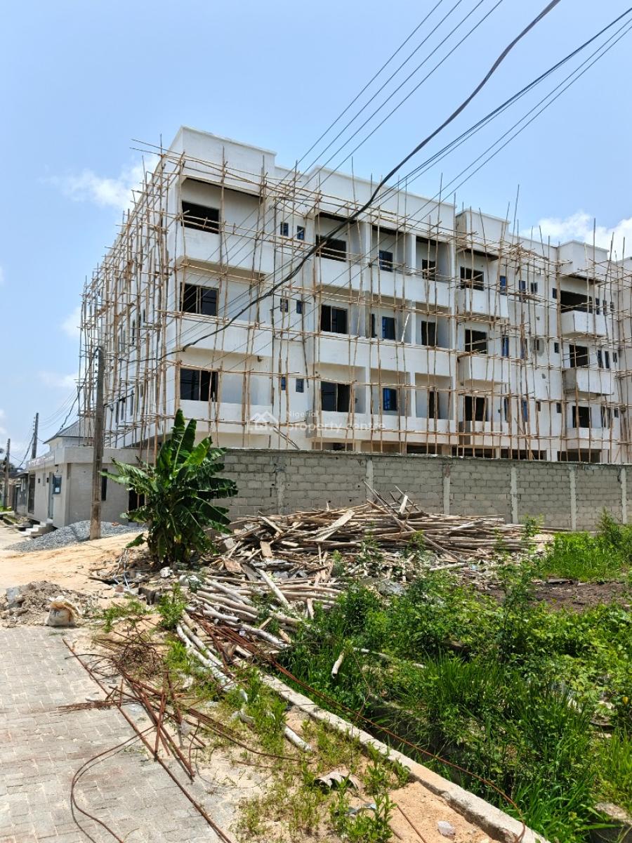 Affordable 3 Bedroom Apartment with Solar, Swim Pool, Military Zone of Atlantic Nominee Estate By General Paint Bustop, Ajah, Ajah, Lagos, Block of Flats for Sale