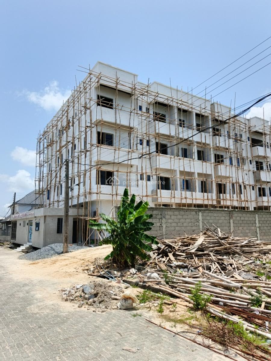 Affordable 3 Bedroom Apartment with Solar, Swim Pool, Military Zone of Atlantic Nominee Estate By General Paint Bustop, Ajah, Ajah, Lagos, Block of Flats for Sale