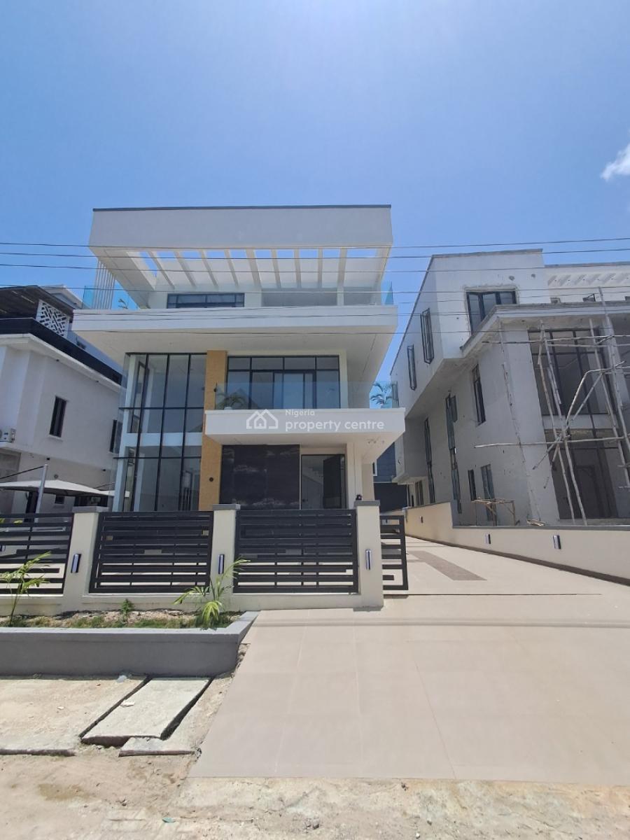 Spacious 5 Bedrooms Fully Detached House + Bq, Pool, Cinema, Gym, Megamound, Lekki, Lagos, Detached Duplex for Sale