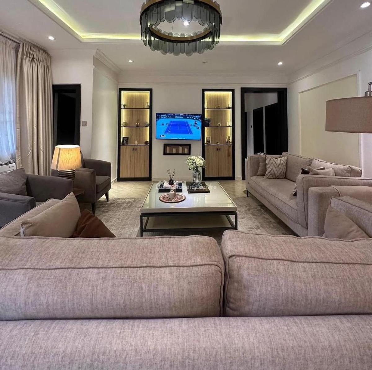 Furnished and Serviced 3 Bedroom Apartment with a Bq, Wuye, Abuja, Flat / Apartment for Sale