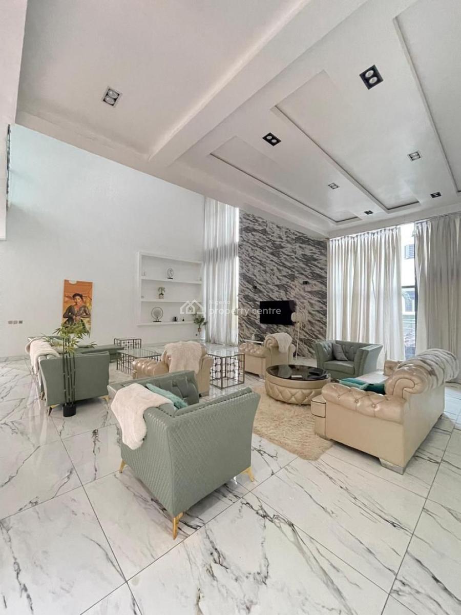 5 Bedroom Fully Detached Duplex with Bq,cinema,swimming Pool,gym, Box, Pinnock Beach Estate, Osapa London, Osapa, Lekki, Lagos, Detached Duplex for Sale
